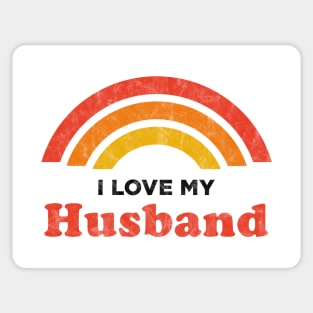 I Love My Husband Sticker